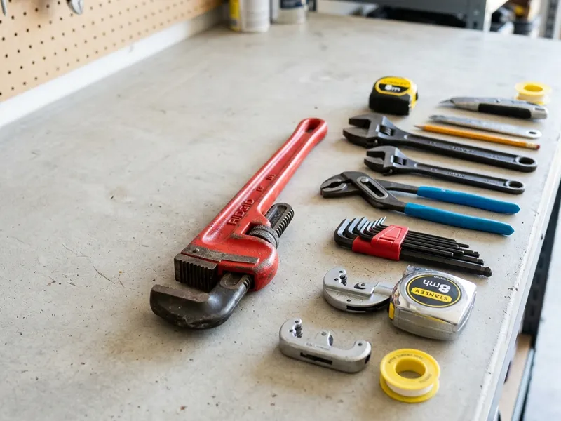 Professional plumbers in Keyport, WA equipped with top-tier tools for residential and commercial plumbing services.